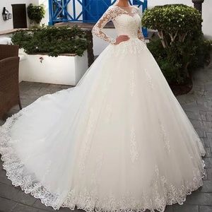 Costume wedding dress from Europe. Never worn. Brand new